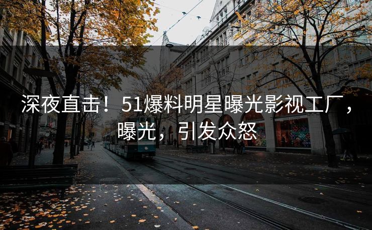 深夜直击！51爆料明星曝光影视工厂，曝光，引发众怒